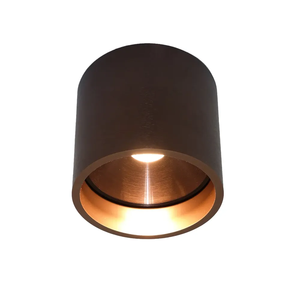 Artdelight plafondlamp Orleans - 1 lichts - 11 x 10 cm - brons