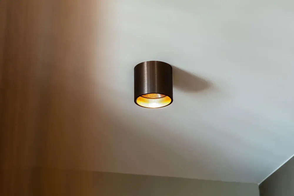 Artdelight plafondlamp Orleans - 1 lichts - 11 x 10 cm - brons