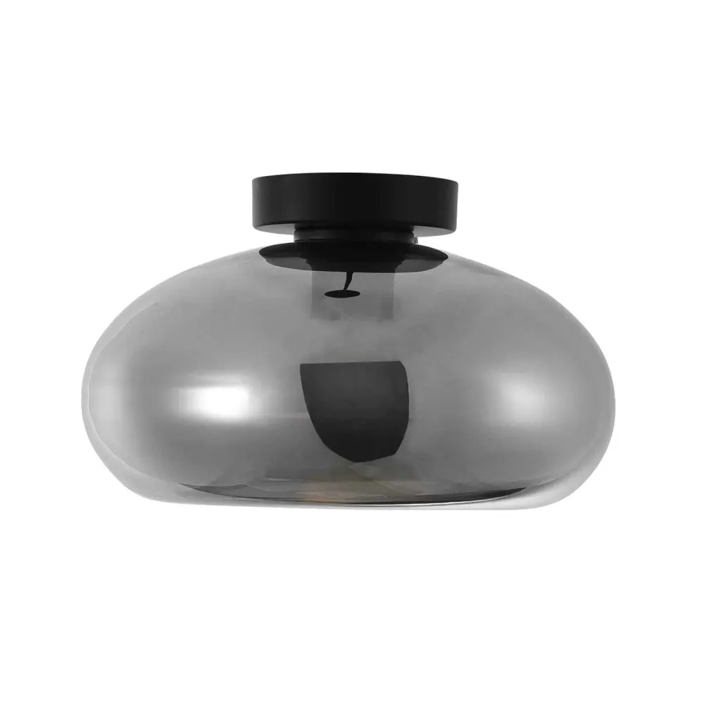 Artdelight plafondlamp Paradise - 1 lichts - 28 x 17 cm - zwart
