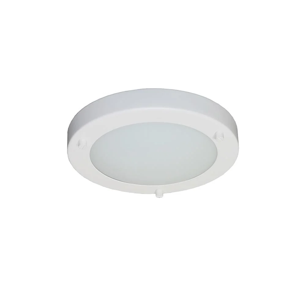 Artdelight plafondlamp Yuca - 1 lichts - 18 x 5 cm - wit