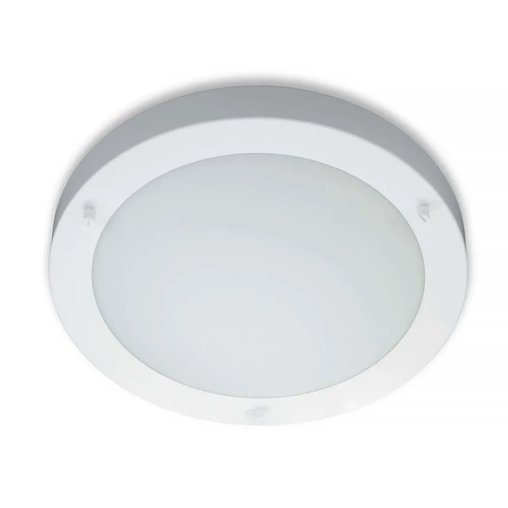 Artdelight plafondlamp Yuca - 1 lichts - 30 x 9 cm - wit