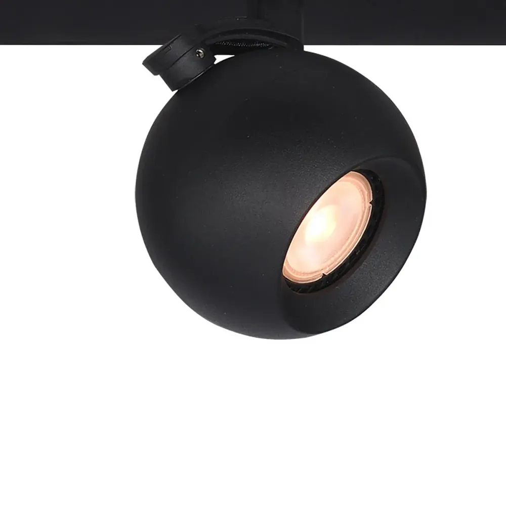 Artdelight spot Bolero - 2 lichts - 31 x 12.7 cm - zwart
