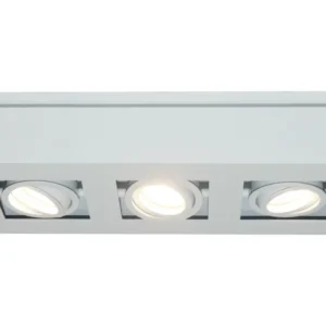 Artdelight spot Bosco - 3 lichts - 36 x 8.6 cm - wit