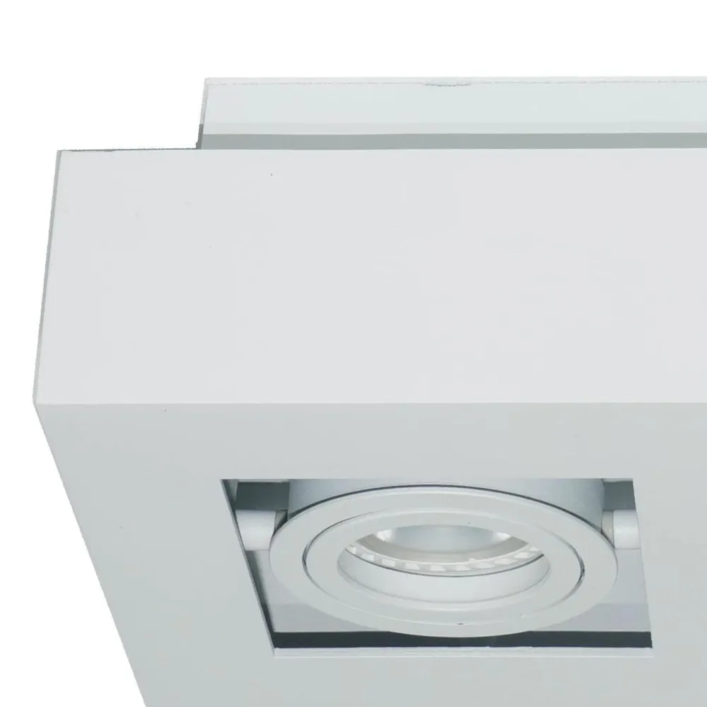 Artdelight spot Bosco - 2 lichts - 25 x 8.6 cm - wit