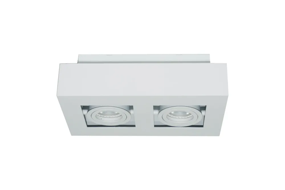 Artdelight spot Bosco - 2 lichts - 25 x 8.6 cm - wit