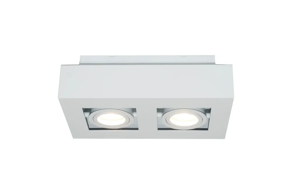 Artdelight spot Bosco - 2 lichts - 25 x 8.6 cm - wit