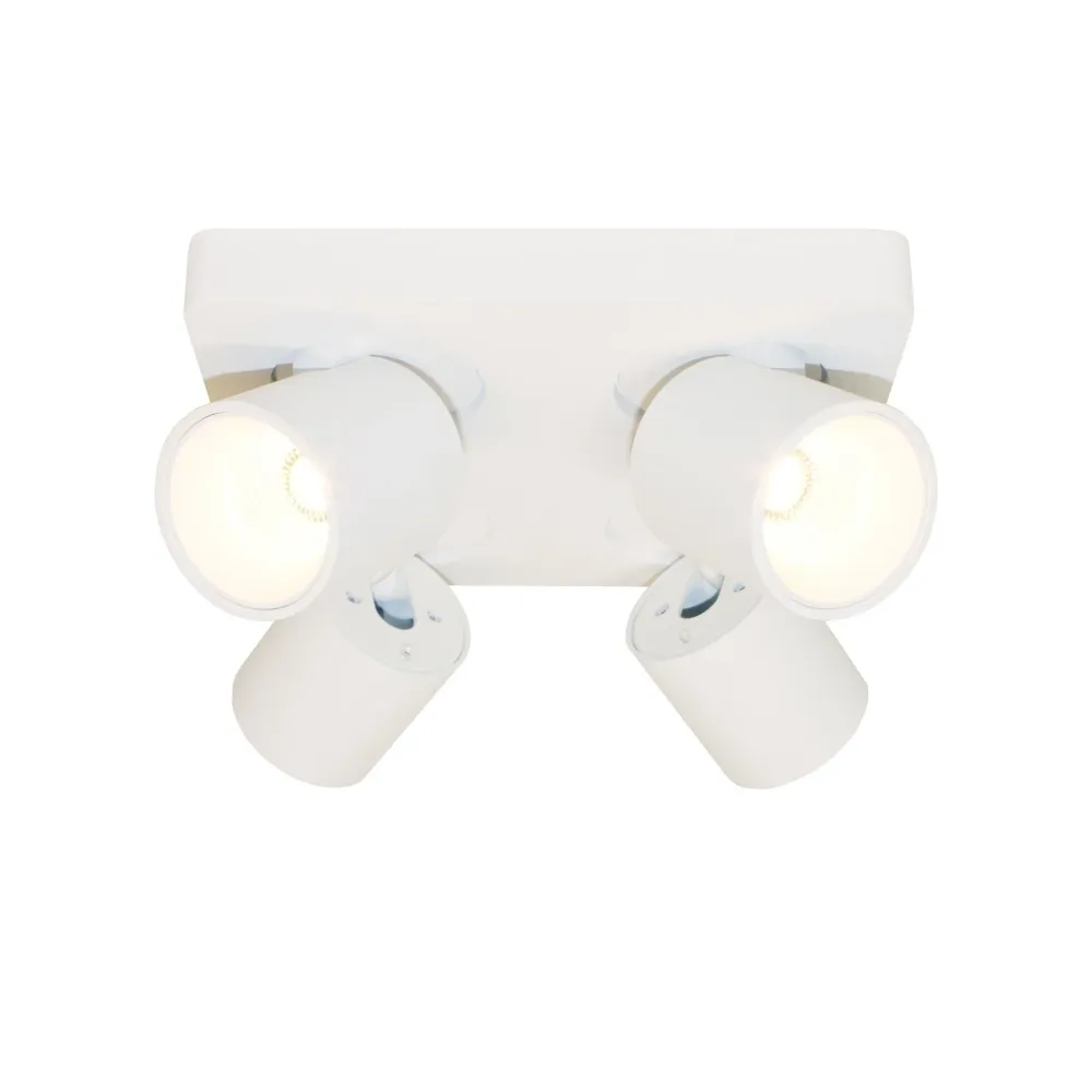 Artdelight spot Laguna - 4 lichts - 22 x 9.5 cm - wit