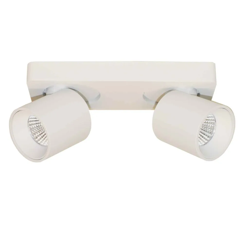 Artdelight spot Laguna - 2 lichts - 22 x 9.5 cm - wit