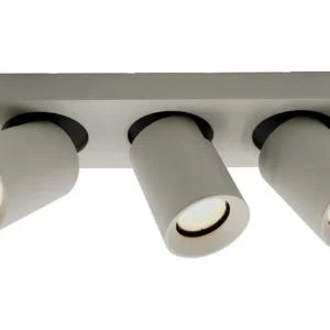 Artdelight spot Megano - 3 lichts - 30 x 11.5 cm - grijs