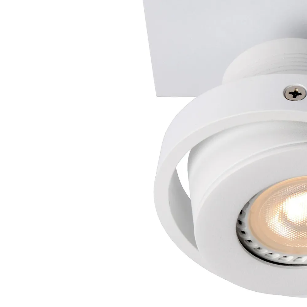 Artdelight spot Meist - 1 lichts - 11.5 x 15 cm - wit