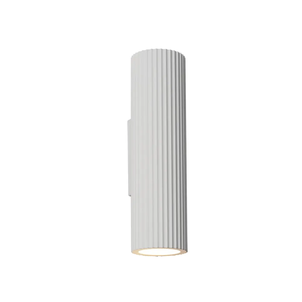 Artdelight wandlamp Brest - 2 lichts - 7 x 25 cm - wit