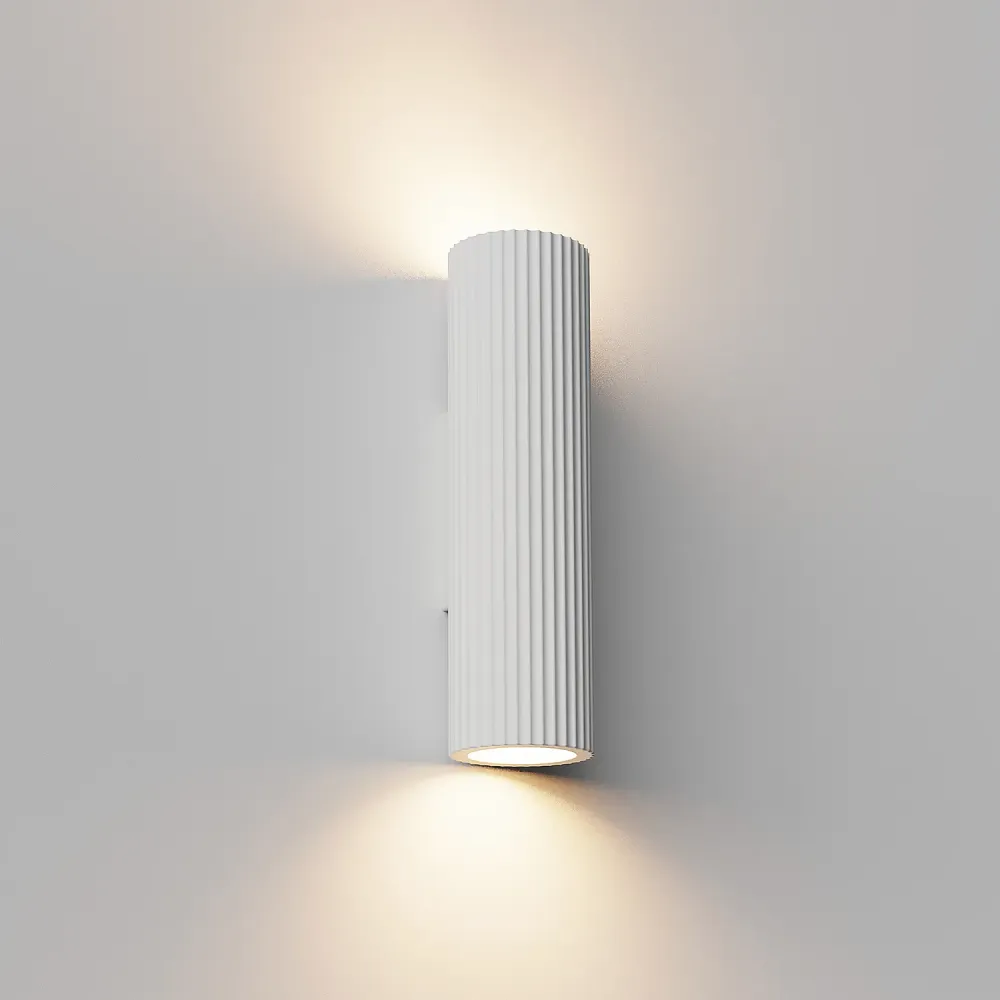 Artdelight wandlamp Brest - 2 lichts - 7 x 25 cm - wit