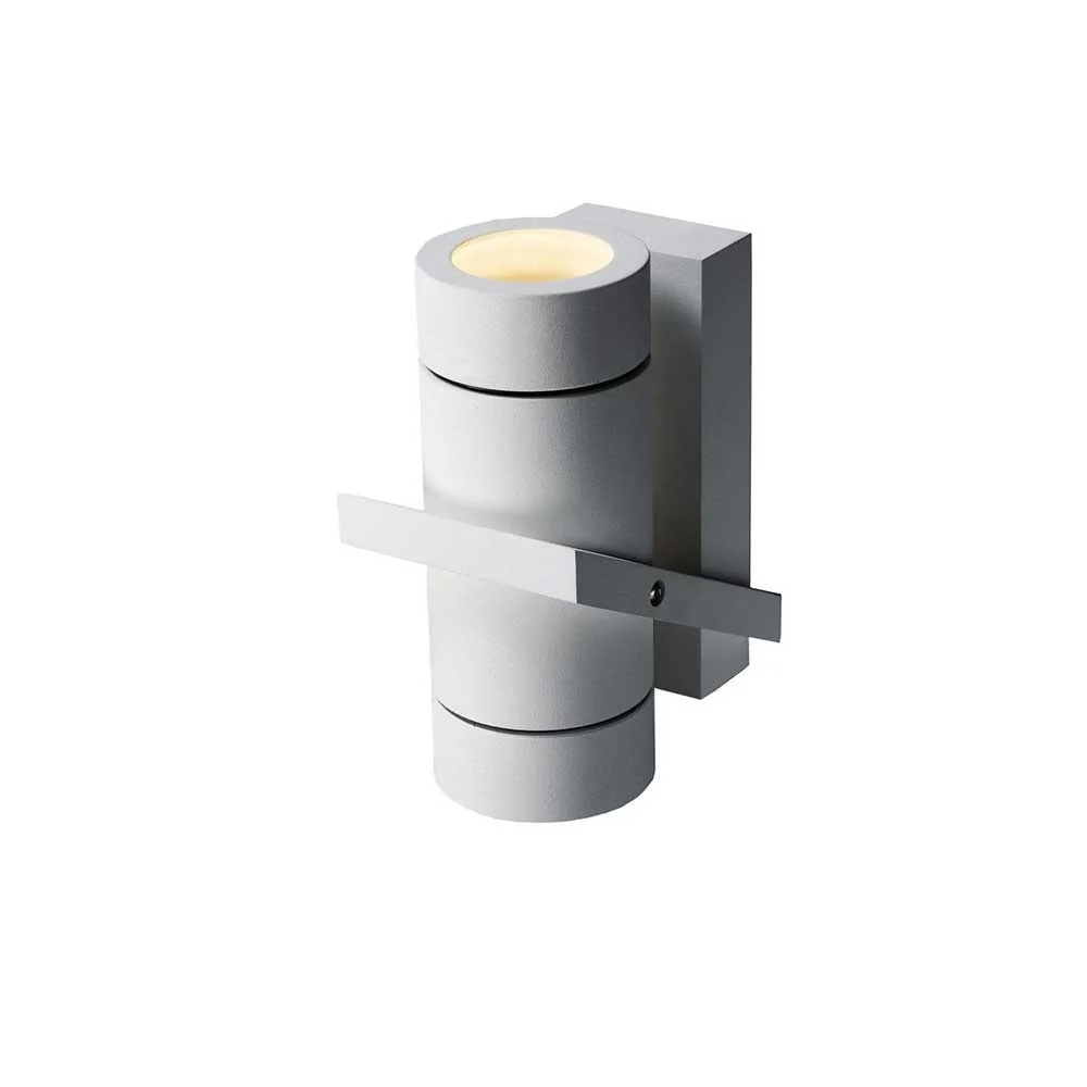 Artdelight wandlamp Double - 2 lichts - 11.7 x 16.2 cm - wit