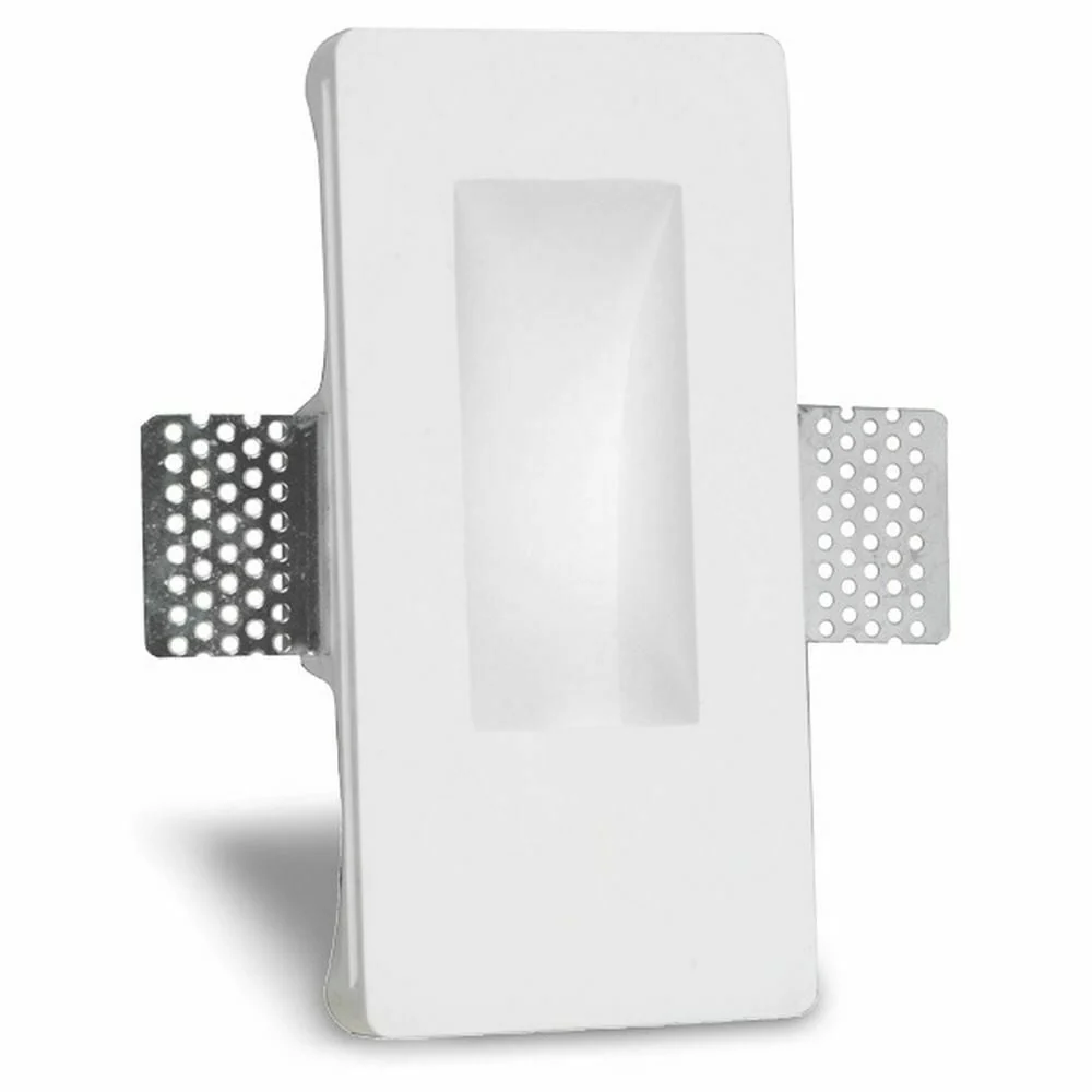 Artdelight wandlamp Gips - 1 lichts - 4.8 x 16.5 cm - wit