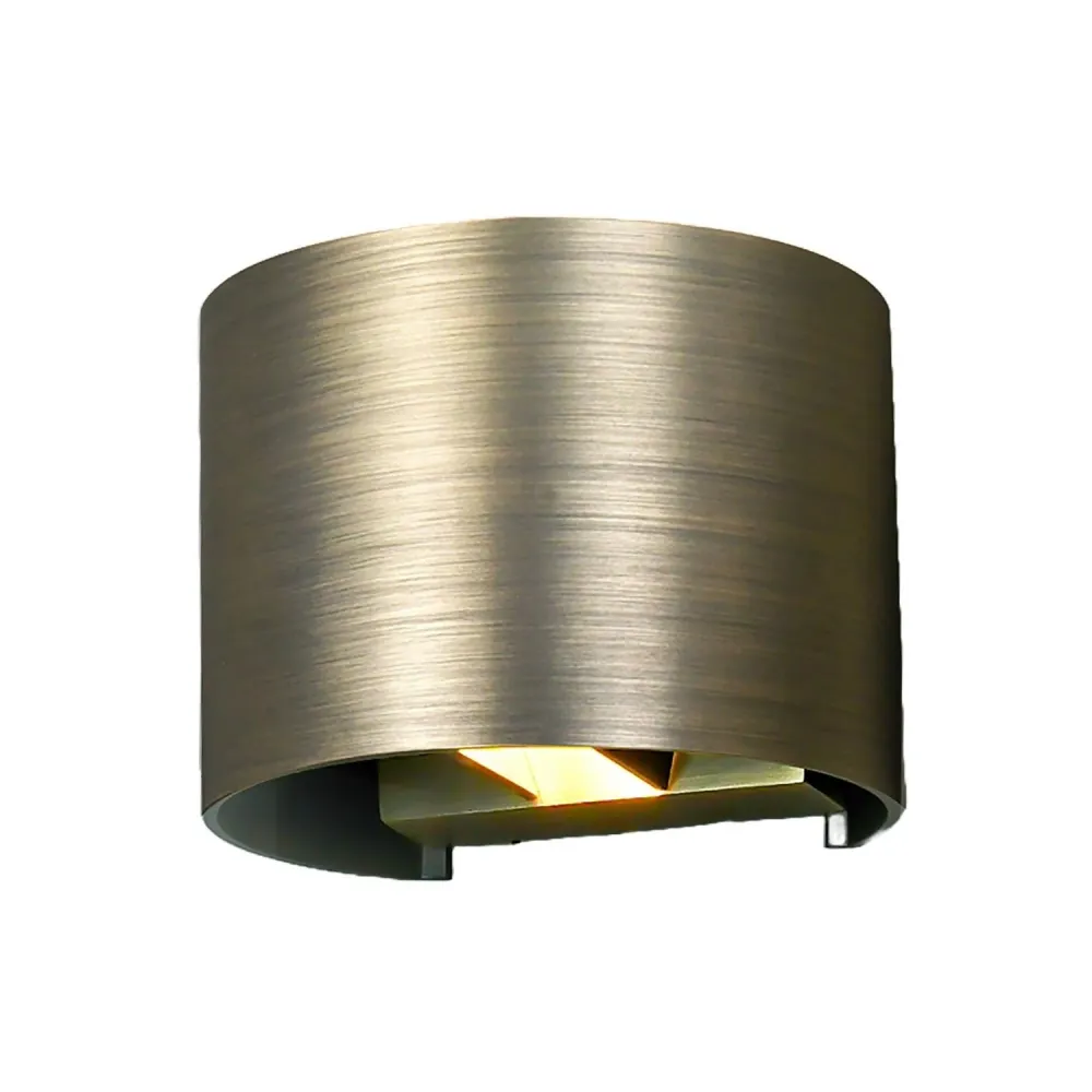 Artdelight wandlamp Gyro - 1 lichts - 11.2 x 9.7 cm - brons