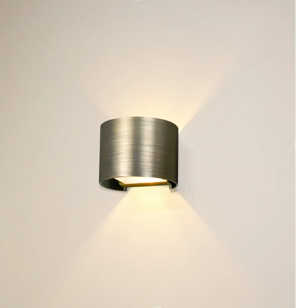 Artdelight wandlamp Gyro - 1 lichts - 11.2 x 9.7 cm - brons