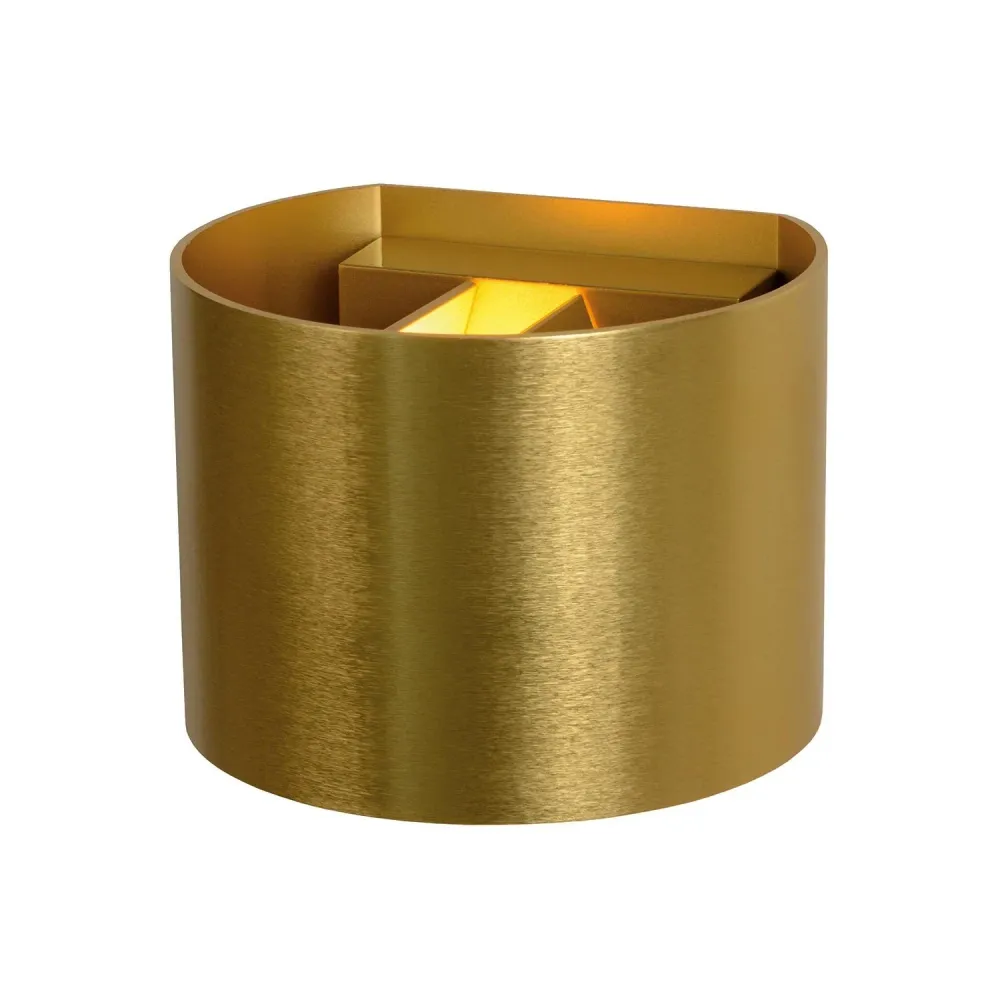 Artdelight wandlamp Gyro - 1 lichts - 11.2 x 9.7 cm - goud