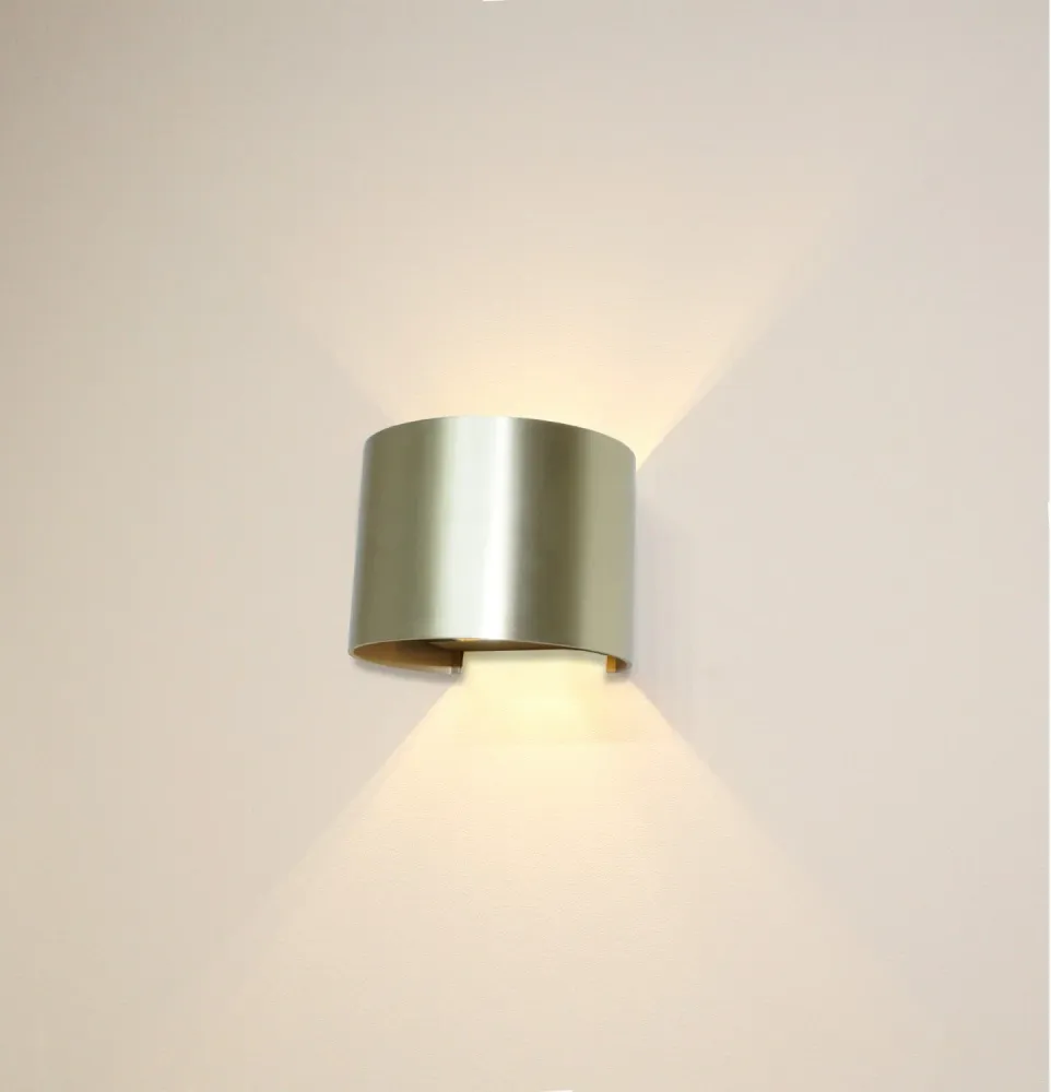 Artdelight wandlamp Gyro - 1 lichts - 11.2 x 9.7 cm - goud