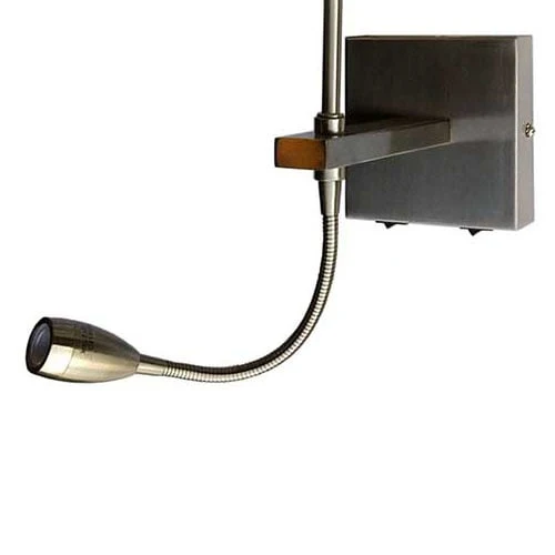 Artdelight wandlamp Quad - 2 lichts - 25 x 55 cm - mat chroom