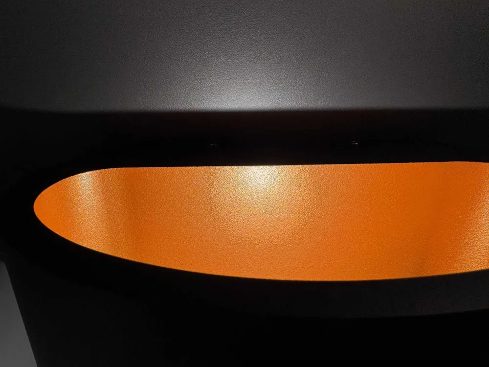 Artdelight wandlamp Sharp - led geïntegreerd – zwart goud