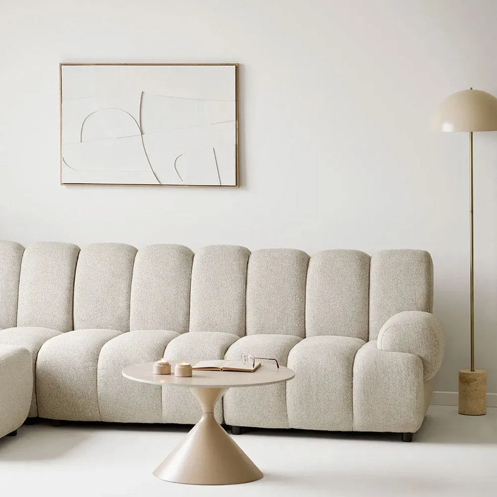 Artichok Cheryl Vloerlamp Marmer Zand - Ø40 cm