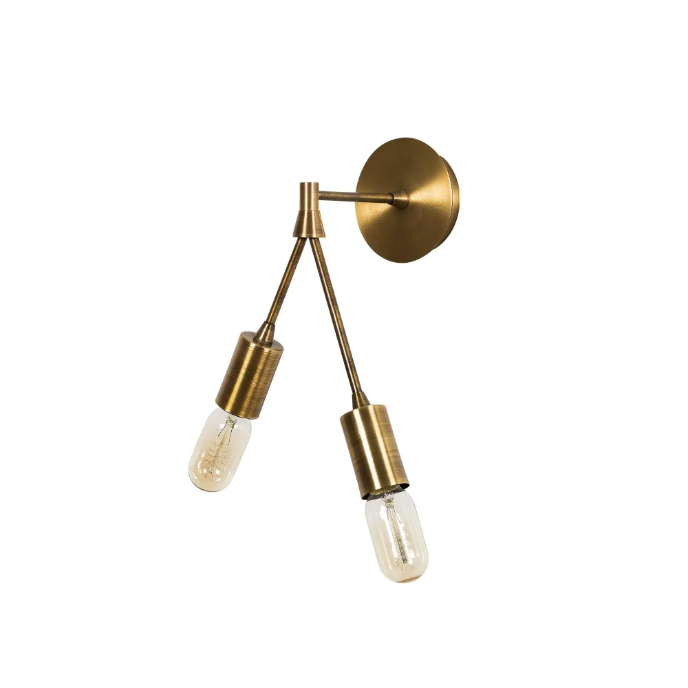 2-lichts wandlamp Dorion Asir Group