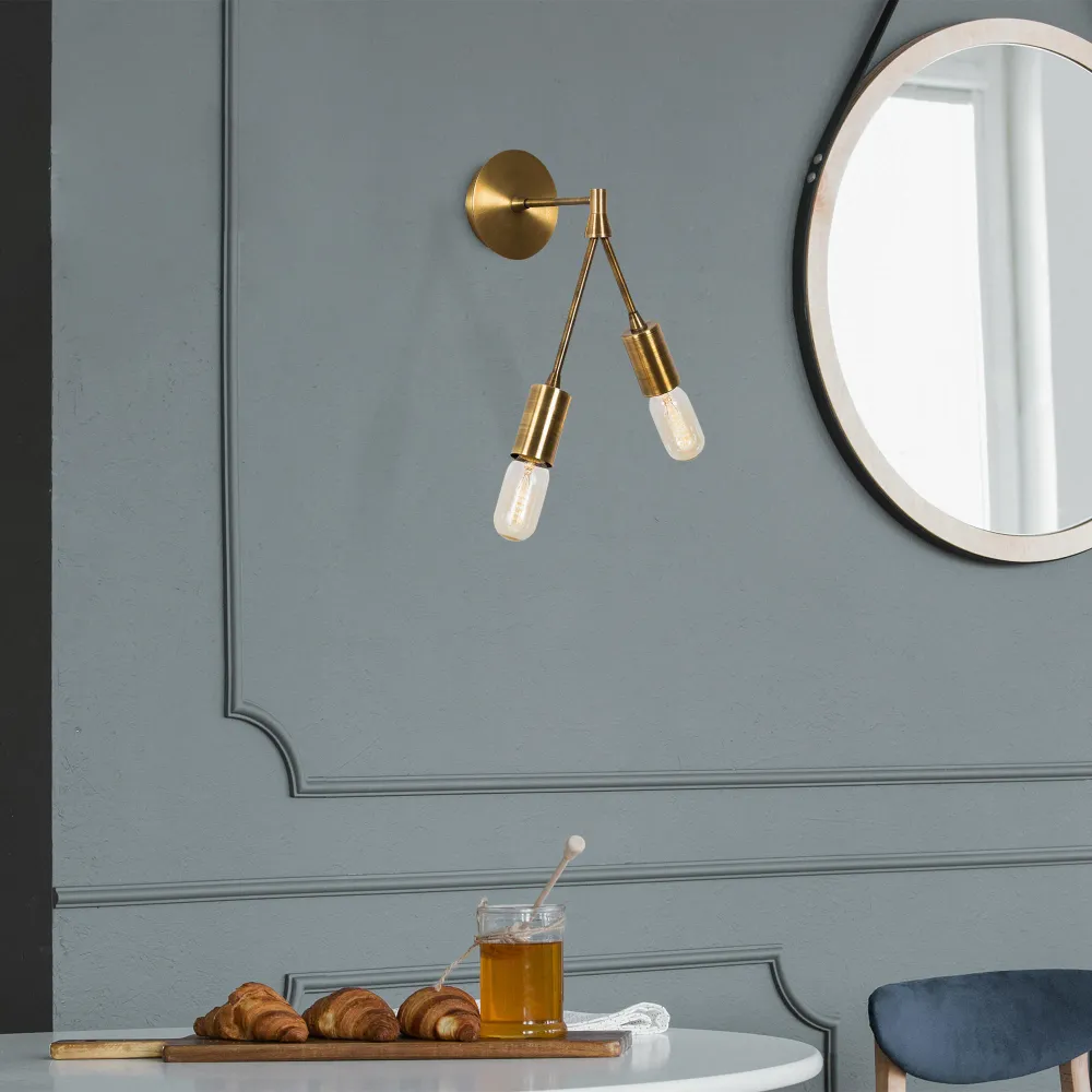 2-lichts wandlamp Dorion Asir Group
