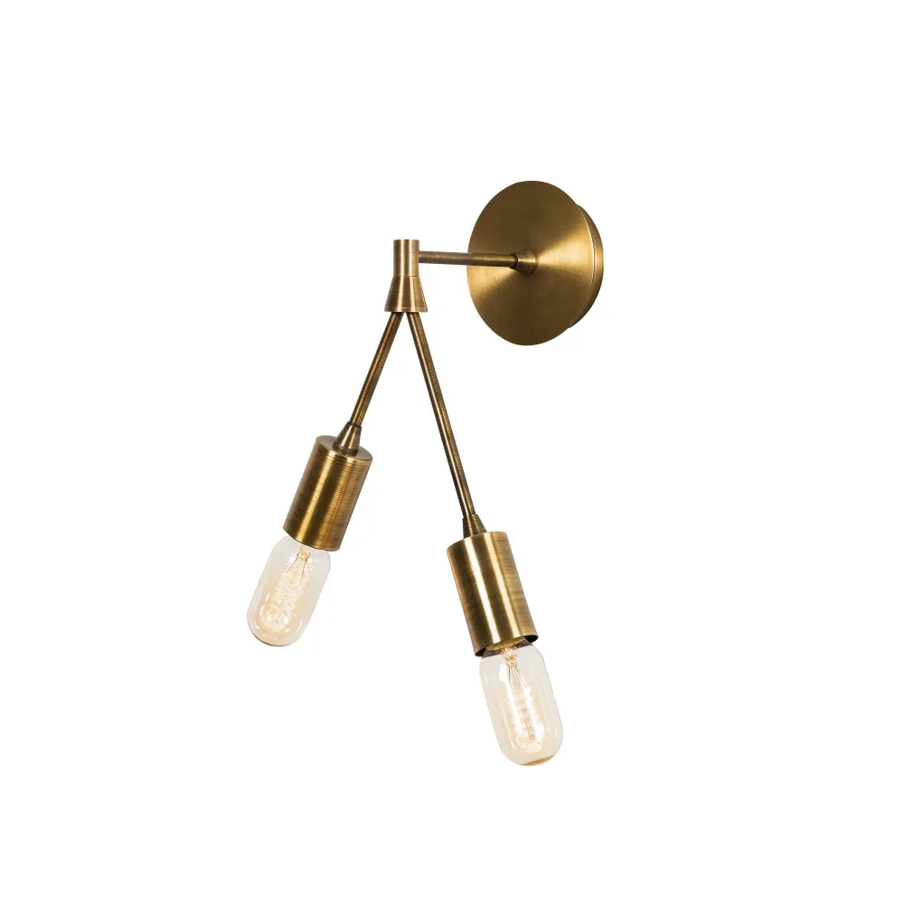 2-lichts wandlamp Dorion Asir Group