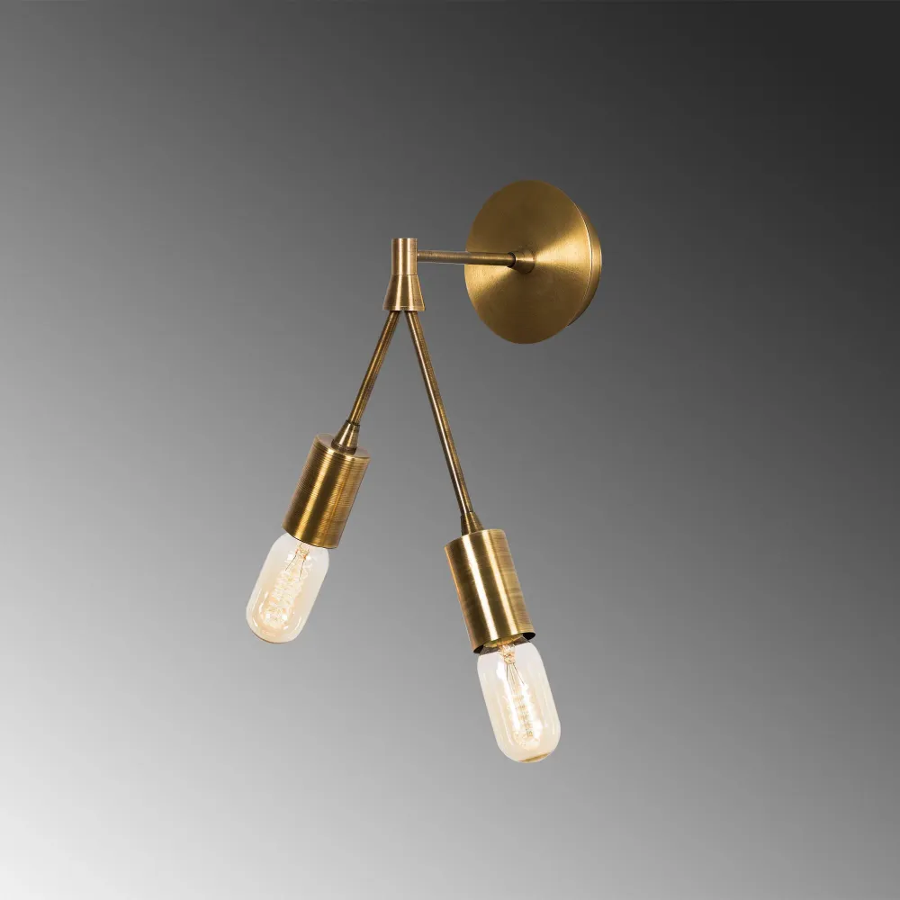 2-lichts wandlamp Dorion Asir Group