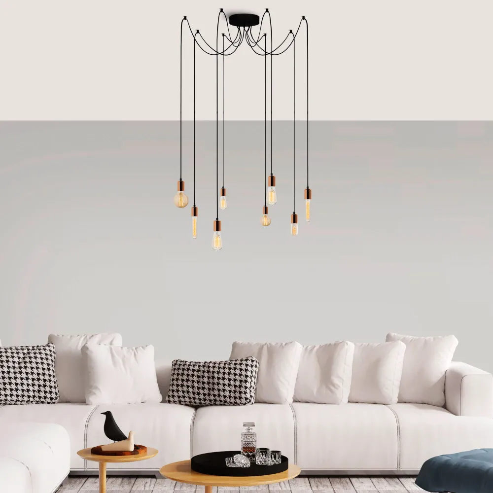 8-lichts Hanglamp Cappi Asir Group