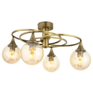 Plafondlamp Darnall 4-lichts Asir Group