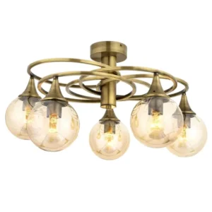 Plafondlamp Darnall 5-lichts Asir Group