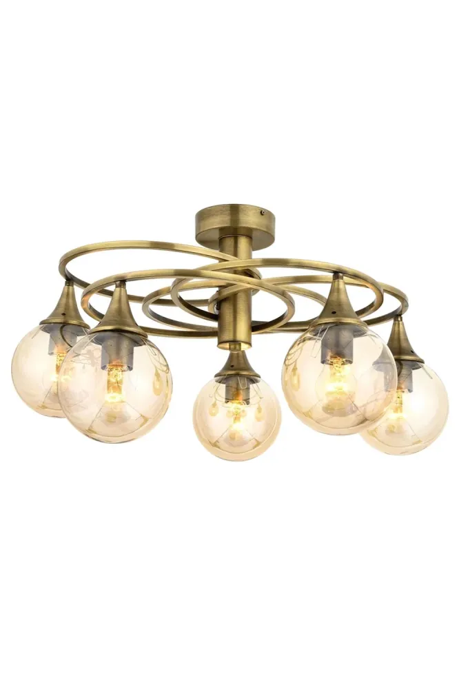 Plafondlamp Darnall 5-lichts Asir Group