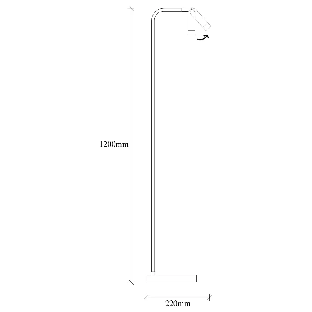 Vloerlamp Delmont Asir Group