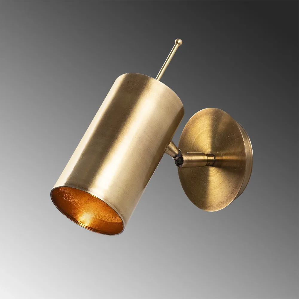 Wandlamp Duwayne goud Asir Group