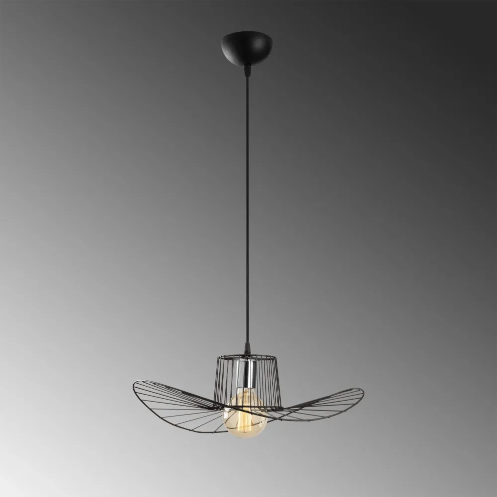 Zwarte hanglamp Yuna metaal Asir Group