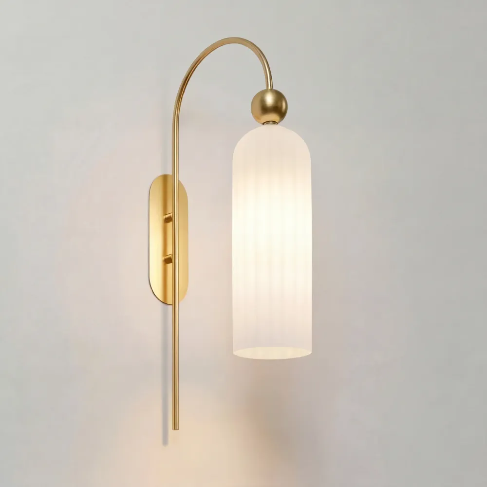 Alvyen Nordic Vertical glazen wandlamp At Ease Home Life