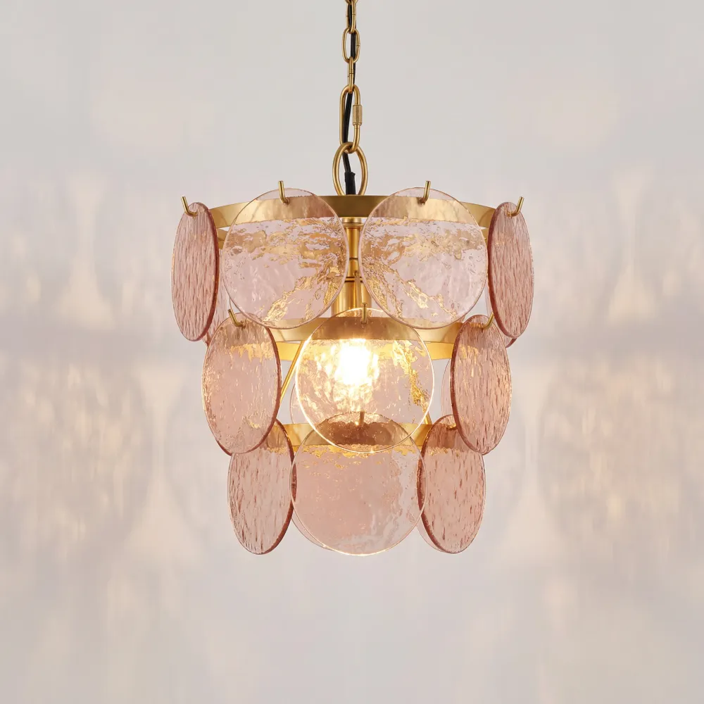 Brage Luxe Gelaagde Glazen Schelp Kroonluchter At Ease Home Life