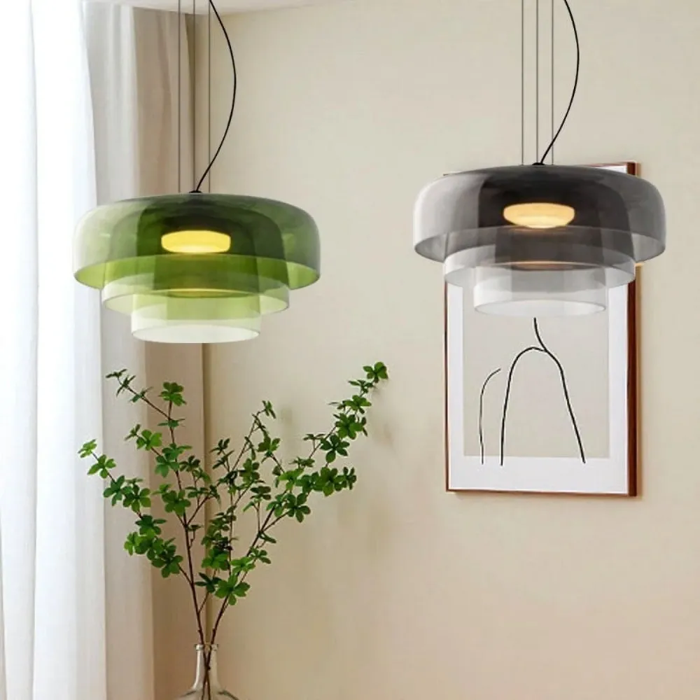 Elara Gekleurd Glazen Kom Hanglamp Groente At Ease Home Life