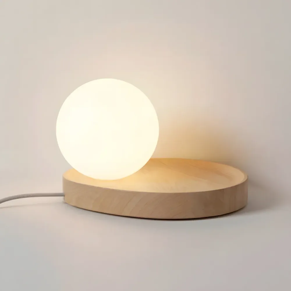 Katri Minimalistische Opaline Globe Tafellamp At Ease Home Life