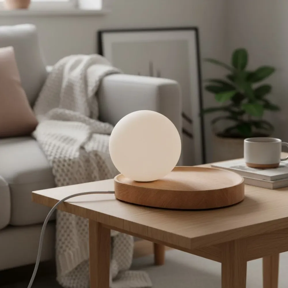 Katri Minimalistische Opaline Globe Tafellamp At Ease Home Life