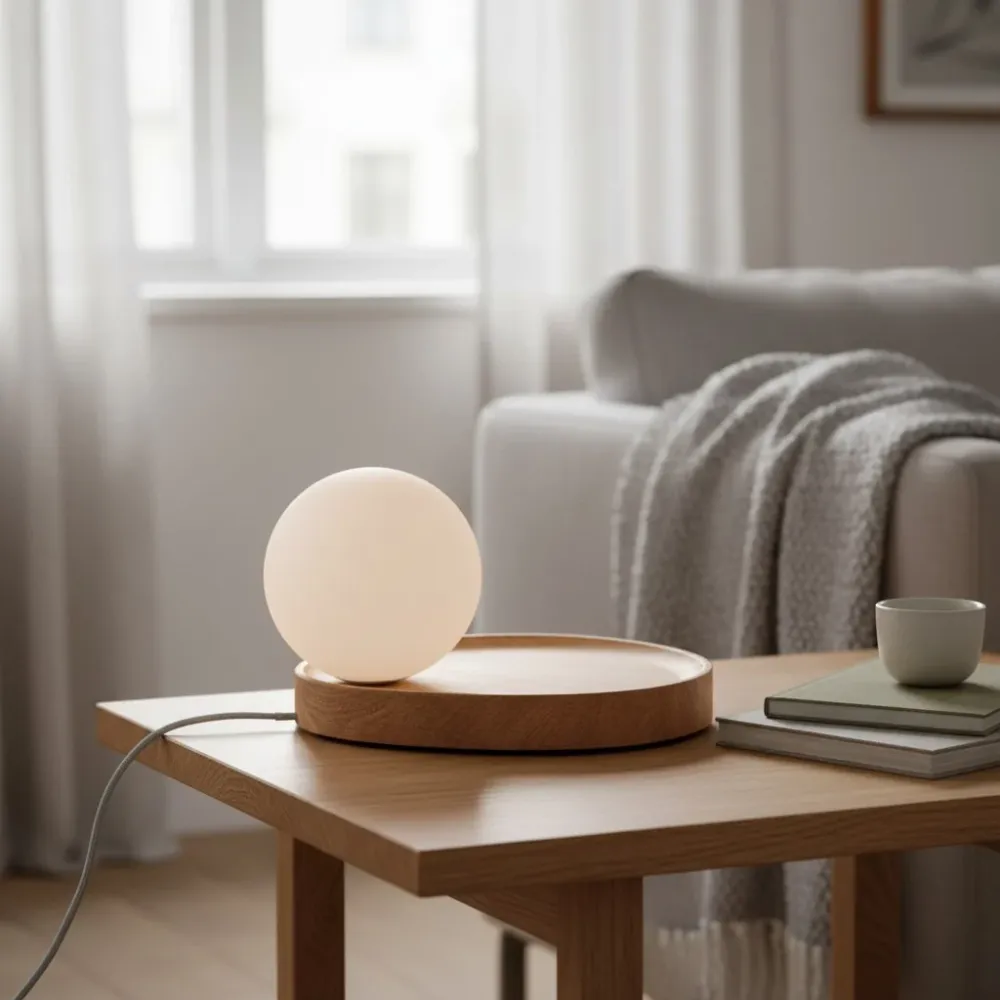 Katri Minimalistische Opaline Globe Tafellamp At Ease Home Life