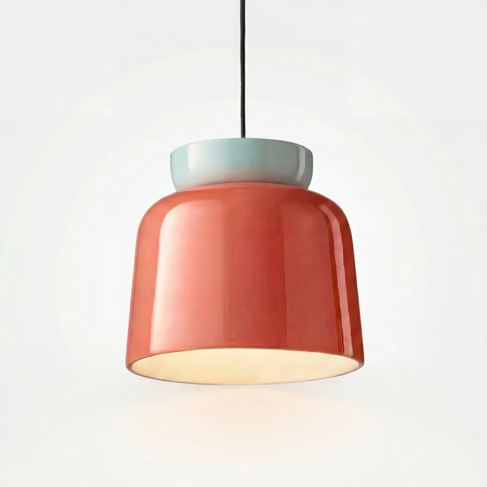 Laila Moderne Macaron Keramische Kom Hanglamp Lichtblauw At Ease Home Life