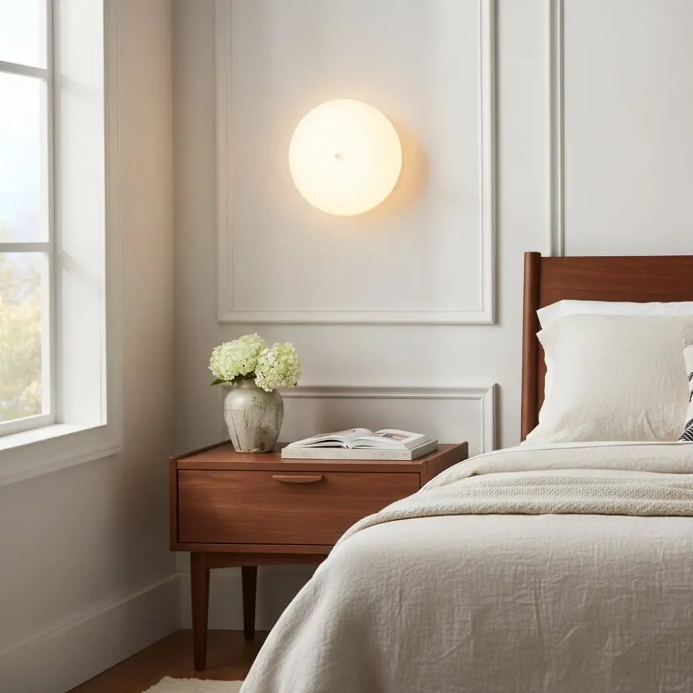 Liorra Minimalistische LED Gebogen Glazen Wandlamp Chroom At Ease Home Life