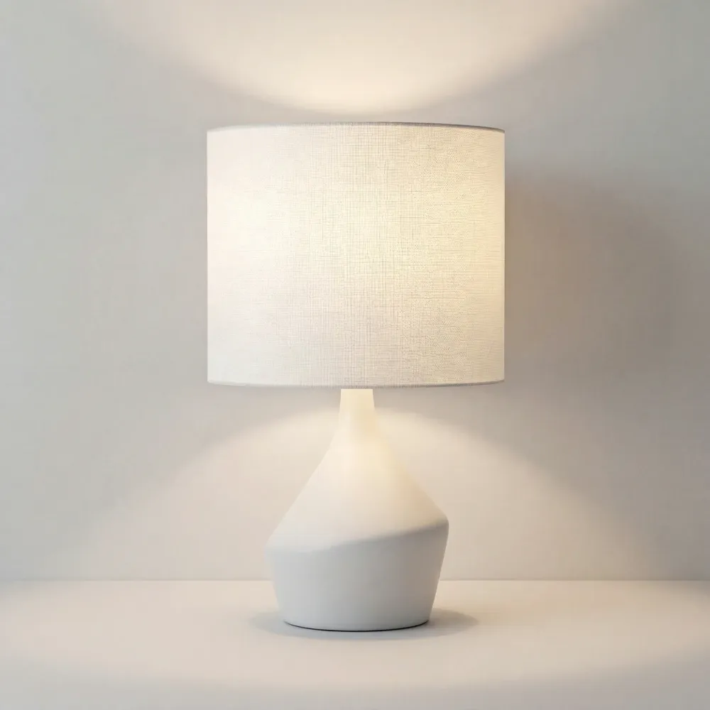 Lirael Moderne Minimalistische Asymmetrische Keramische Tafellamp At Ease Home Life