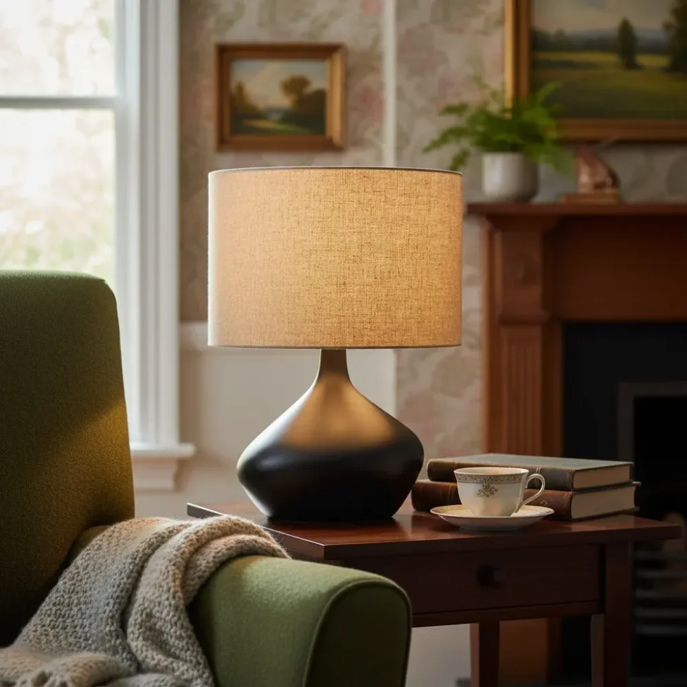 Lirael Moderne Minimalistische Asymmetrische Keramische Tafellamp At Ease Home Life