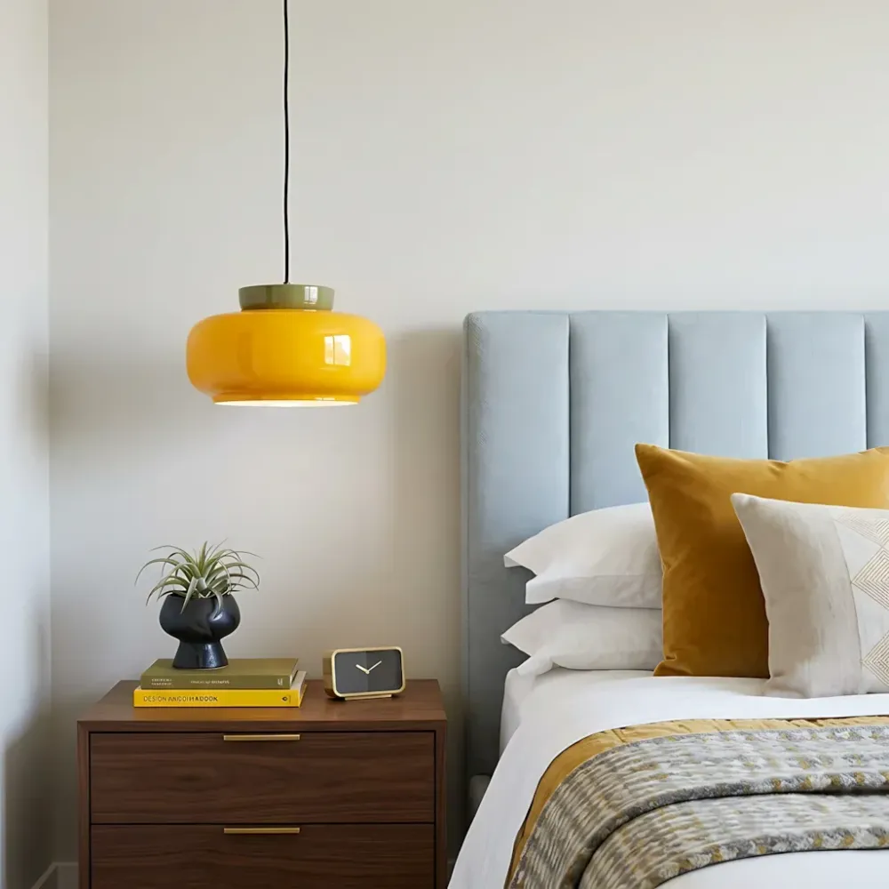 Mafalda Bauhaus keramische schijf hanglamp At Ease Home Life