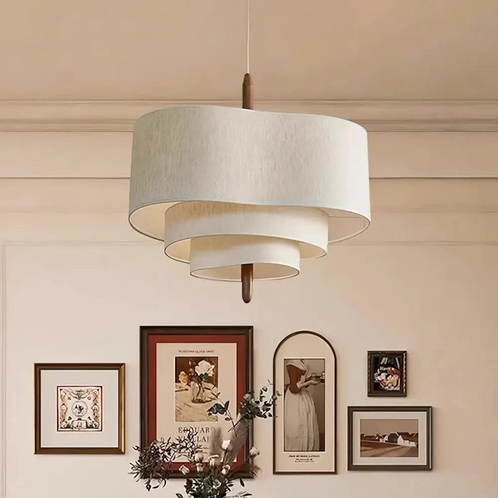Nysorin Scandinavische stoffen gelaagde hanglamp At Ease Home Life