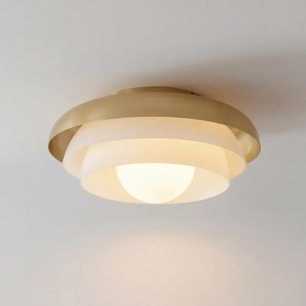 Oria moderne meerlaagse glazen plafondlamp At Ease Home Life