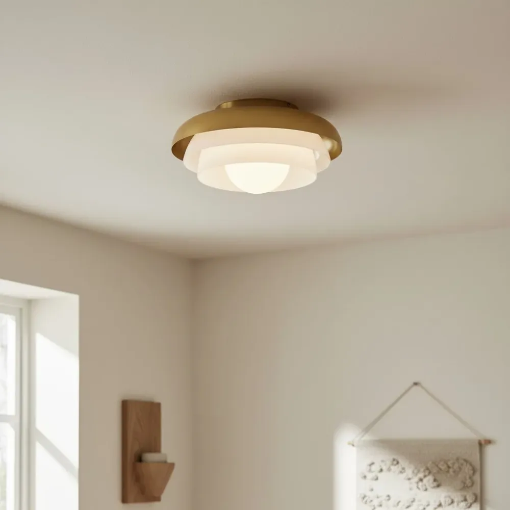 Oria moderne meerlaagse glazen plafondlamp At Ease Home Life